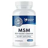 Vimergy MSM with Silica + Calcium Capsules, 120 Servings – Supports Bone Health – Promotes Hair & Nail Health – Non-GMO, Gluten-Free, Kosher, Soy-Free, Corn-Free, Vegan & Paleo Friendly