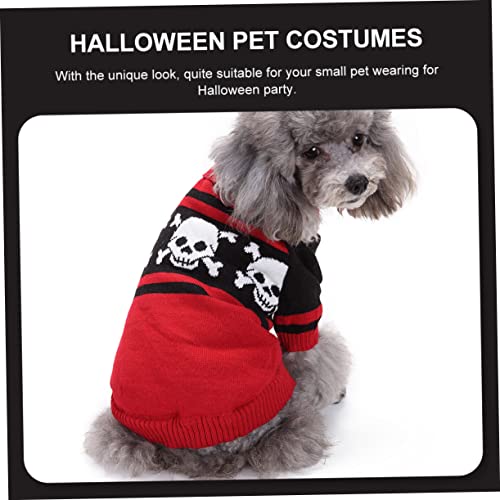 Disfraz para perro Healifty Halloween suéter rojo XL miniatura 5