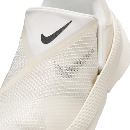 Nike Nike Go FlyEase Easy On/Off Shoes (DR5540-105, Pale Ivory/Platinum Tint/Black) Size 8