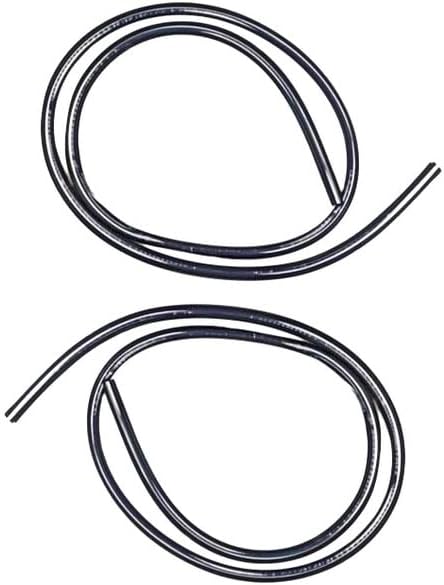 2 Front + Rear Windshield Windscreen Rubber Seal Chrome Fit For 2001-2007 Toyota Corolla E120 9th Gen Gen9 Sedan