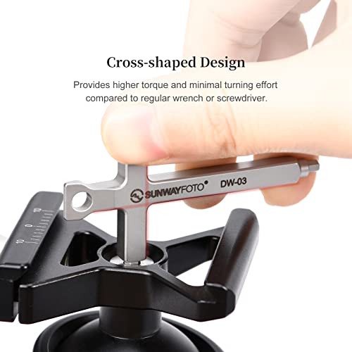 Sunwayfoto Dw-03 Hex Key Wrenches Stainless 2.5/3/4Mm Steel Cross Necklace  #TOP3