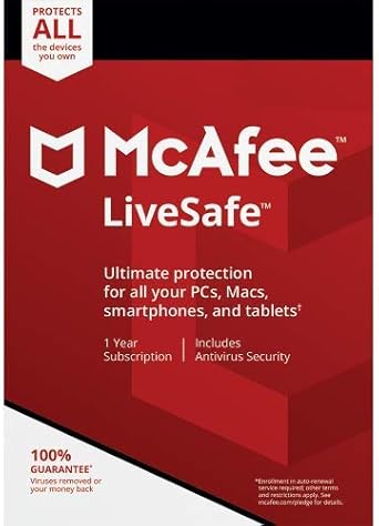 McAfee LiveSafe Ultimate Protection for Un]