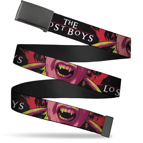The Lost Boys Flip Web Belt The Lost Boys Teeth Fangs Title Logo