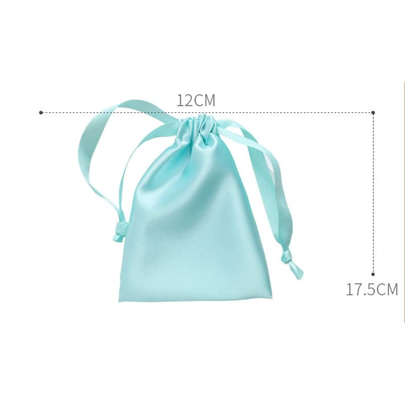 Sac Cadeau En Soie Pour Bijoux, Pochette à Cordon En Satin Pour Fête De Mariage, Sac à Bonbons, Emballage De Bijoux De Luxe, 10/25/50 Pièces/lot
