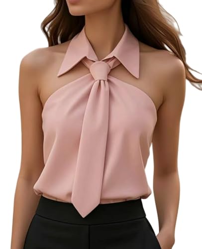 Chemisier col noué chic pour sublimer votre silhouette en sortie