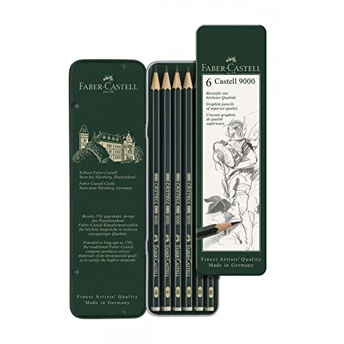Crayon Faber Castell 9000 étui métallique haut de gamme pour artistes exigeants