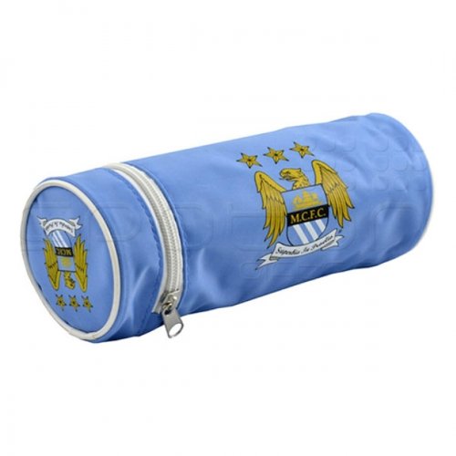 Manchester City Finsbury Barrel Pencil Case - One Size Only by Manchester City F.C.