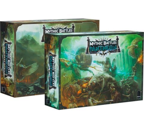 Pantheon Juego Base + Pandora's Box – Juego de Estrategia con miniaturas, Cartas y Tablero