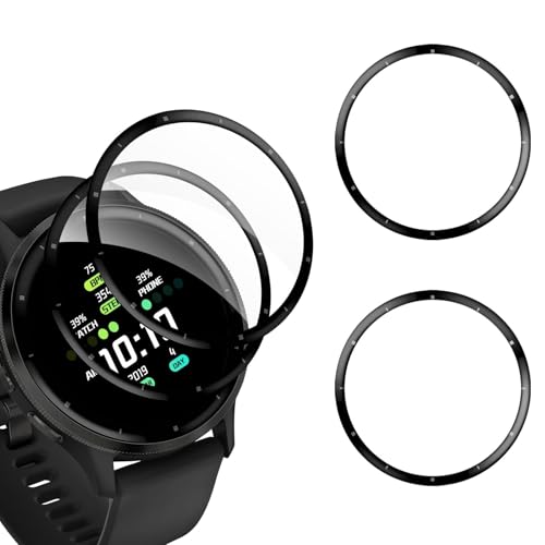 Carantee Schutzfolie für Panzerglas für Garmin Venu 3/Venu 4 45mm, 2 Stück Keine Blasen Schutzglas, Anti Kratzer, Wasserdicht, Sensitive Touch, Hoch Definition Garmin Venu 3 Displayschutzfolie