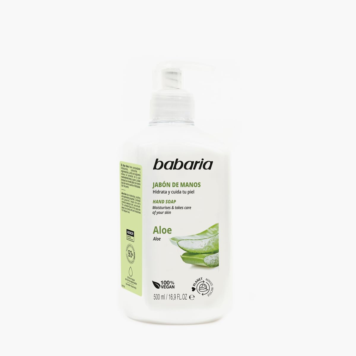 Babaria Liquid Hand Soap Aloe Vera 500ml
