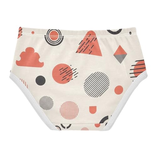 Geometric Lines Toddler Girls Panties, Girls Panties, 2T–8 Years2