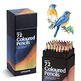 72 Lápis de Cor, Kit Profissional, Perfeito para Iniciantes, Artistas e Adultos, Pintura, Desenho LP-076-2