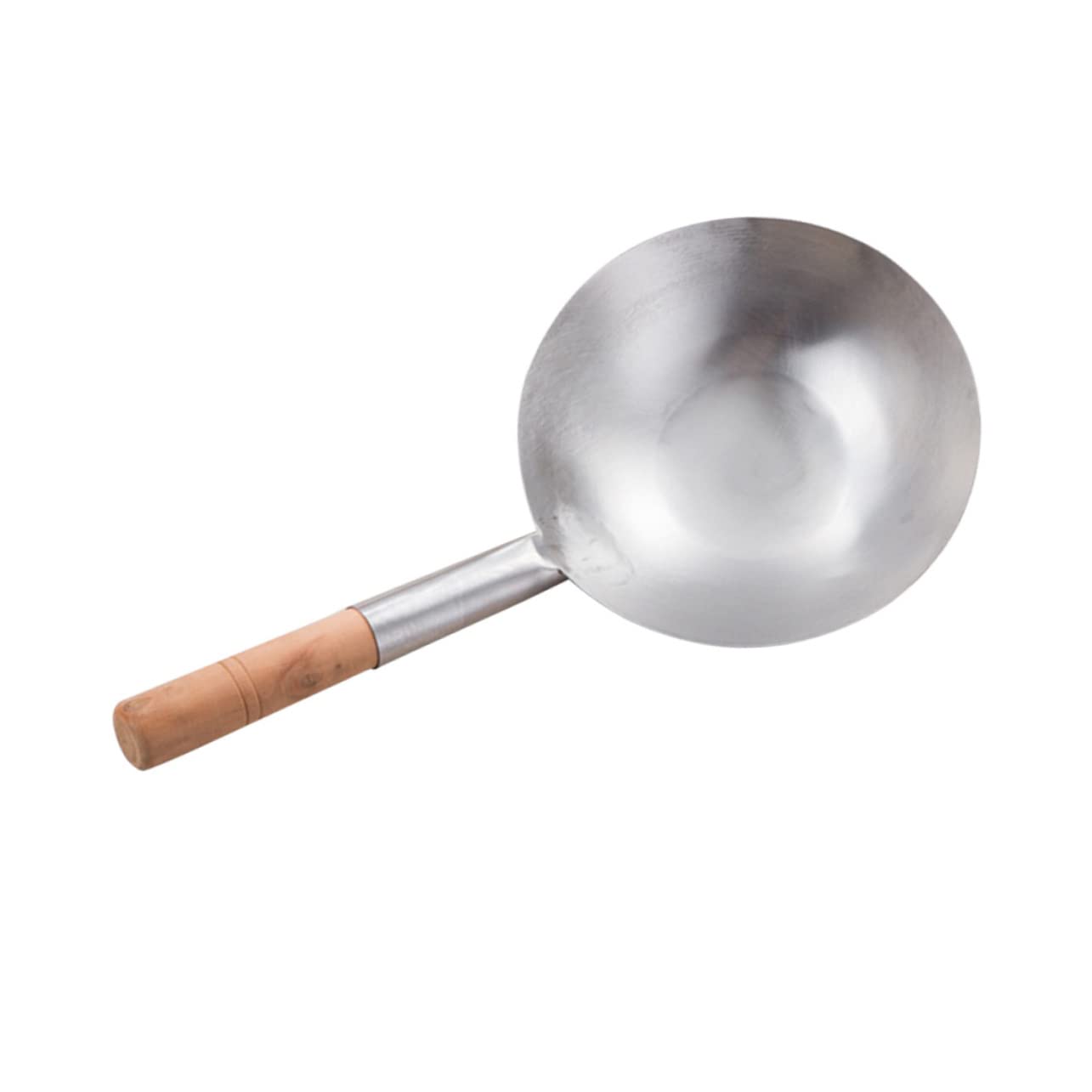 Cabilock Serving Scoop Dinnerware Stainless Utensil Spoon Silver Silverware Tableware Gravy Soup Large Wedding Kitchen Scoops Wooden