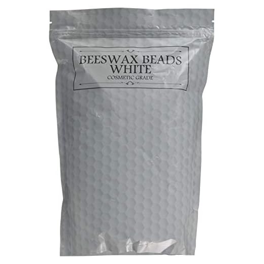 Mystic Moments Perles Raffinées Blanches De Cire d'abeille 1 kg