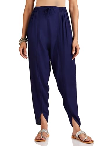 Image of Amazon Brand - Myx Women Relaxed Rayon Dhoti Pants (Available in Plus Sizes)