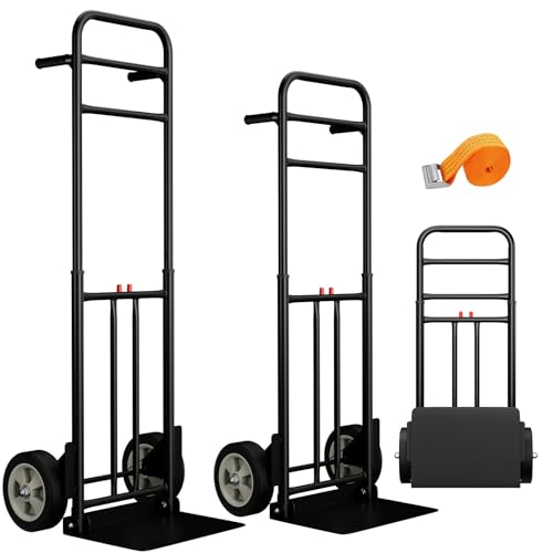 Folding Hand Truck - Heavy Duty 800 LB Dolly Cart,