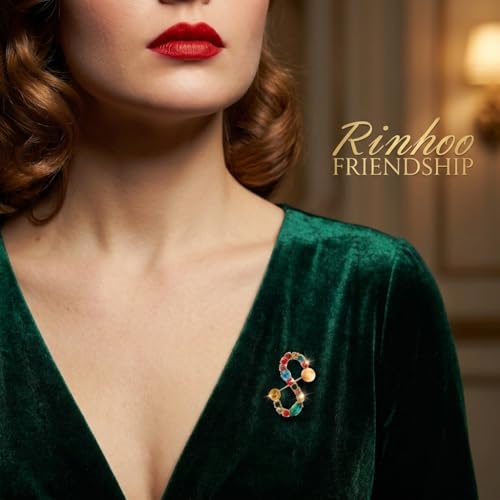 Image of Initial Brooch Pins A-Z 26 Letters Brooches For Women Colorful Enamel Alphabet Pin Pearl Crystal Lapel Pin