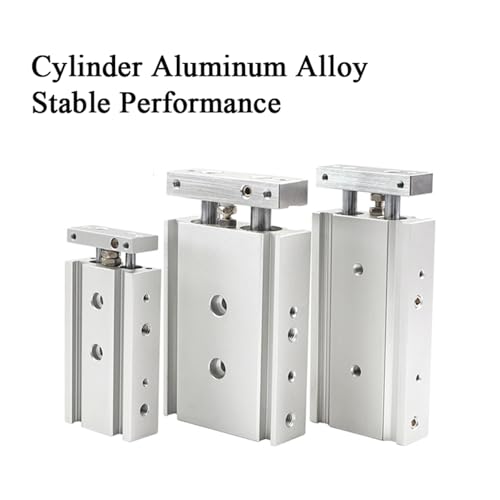 Vérin pneumatique double tige TR pour guidage précis de machine - 3
