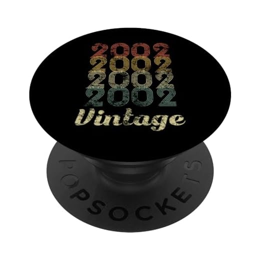 22 Años Nacidos En 2002 Cumpleaños 22 Vintage PopSockets PopGrip Intercambiable