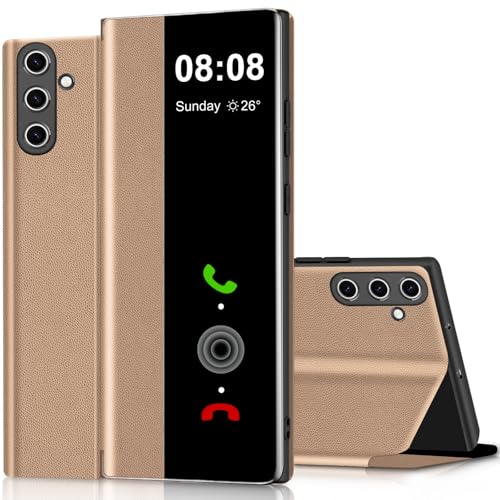 Coque Samsung A26 housse antichoc Galaxy A26 protection intégrale silicone souple mince doré