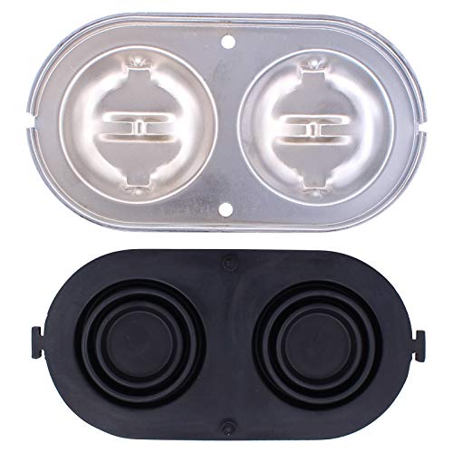 Motoku Chrome Brake Master Cylinder Cover Gasket For Corvette 1967-1982 #TOP4