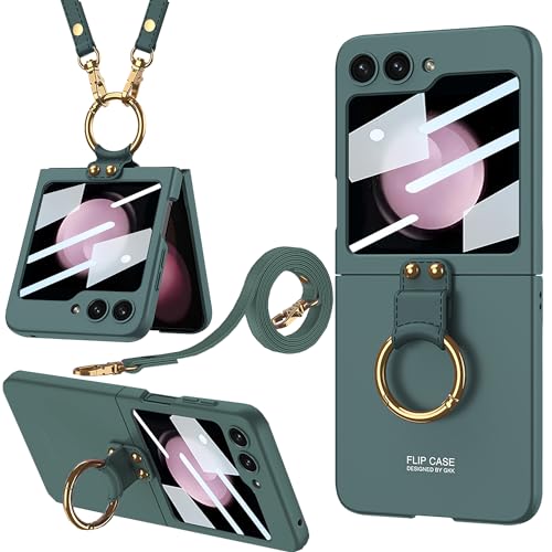 Protection Galaxy Z Flip 5 légère et intégrale avec anneau de maintien