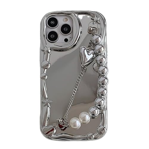 Coque silicone souple iPhone 15 Plus argent antichoc légère