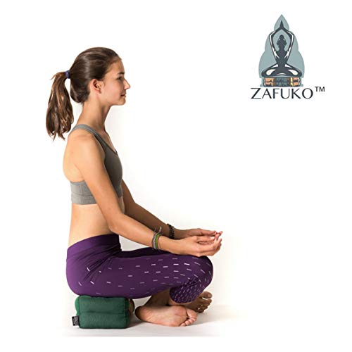 Zafuko Standard Meditation and Yoga Cushion - Deep Sea Blue - Thumbnail 4