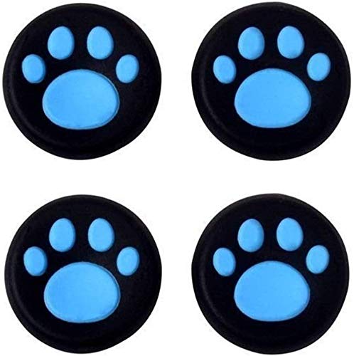 Coollooda Silicona Stick Grip Cap Controller Thumb Stick Grip Joystick Cap 4Pcs para PS3 PS4 Xbox One 360 Blue Cover