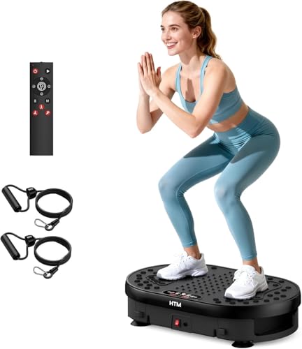 HTM Vibration Plate Exercise Machine with Remote