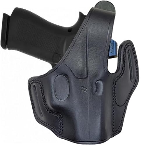 Glock 43x Holster with Red Dot - Leather OWB Holster for Glock 43x - Glock43x Holsters Optic Cut - for G43X