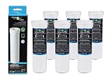 FilterLogic FFL-120F - Cartuccia filtro acqua di ricambio compatibile con Fisher & Paykel 836848, 836860, E404BRXFDU, E522BRXFDU, Maytag 67003662, RO185014, RO185011, WF60 (confezione da 6)