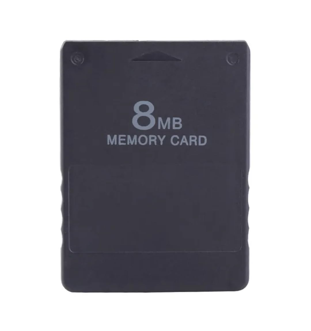 8MB Memory Card Compatible with PlayStation 2, Black, Real Memory in Single Card-image-21