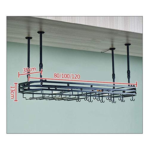 Porte-gobelet suspendu pour verres à vin et solution de rangement bronze - 4