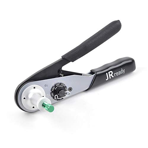 JRready ACT-M202 Medium Size Four Indent Crimping Tool for JRready Deutsch DT Series Amphenol AT Series Connectors Solid Contacts Size 12 16 20 12-22 AWG