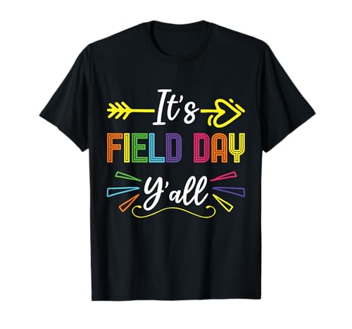 It´s Field Day Y'all School Teacher Kids Retro Field Trips Camiseta