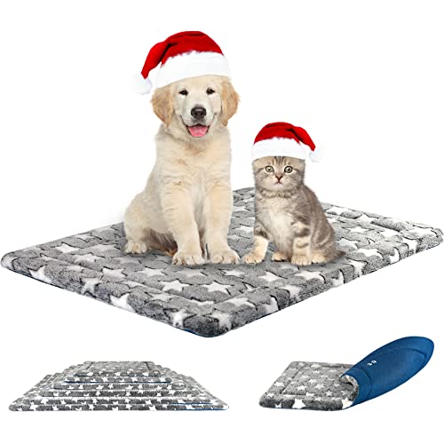KROSER Hundebett mittelgroßer Waschbar 76x51cm, Hundedecke, Hundematte Sommer und Winter, Weiches Hundekissen für Mittlere Hunde bis zu 20 Kg