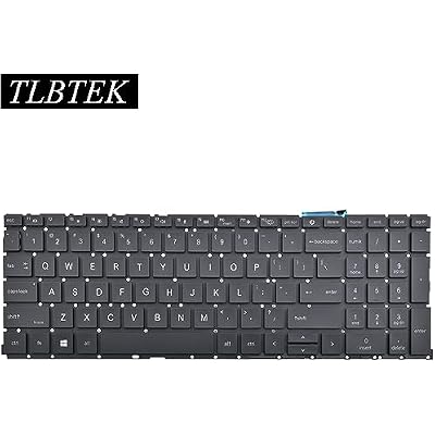 TLBTEK Backlight Keyboard Replacement Compatible with HP ProBook 450 G8 455 G8 650 G8.ZBook Power G7,ZHAN 66 Pro 15 G4 Laptop (with Backlight)