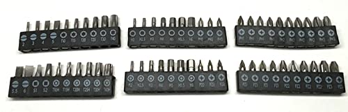 100-Piece Magnetic Screwdriver Set With Plastic Storage Rack #TOP6