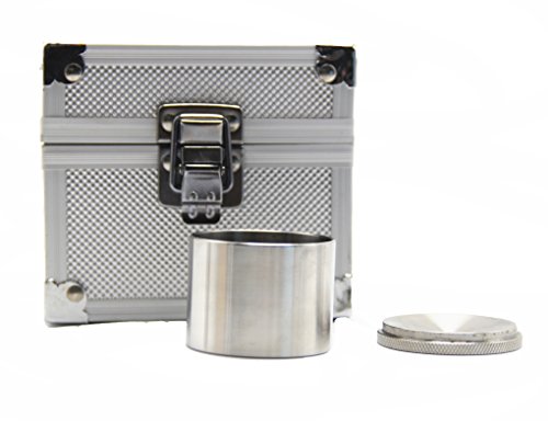 Huanyu QBB- 50ml Paint Density Specific Gravity Cups 50cc/ml Stainless steel Liquid Pycnometer for Paintwork