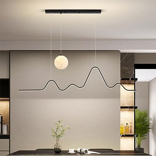 Lustre suspension LED idéal au-dessus de la table de la salle à manger
