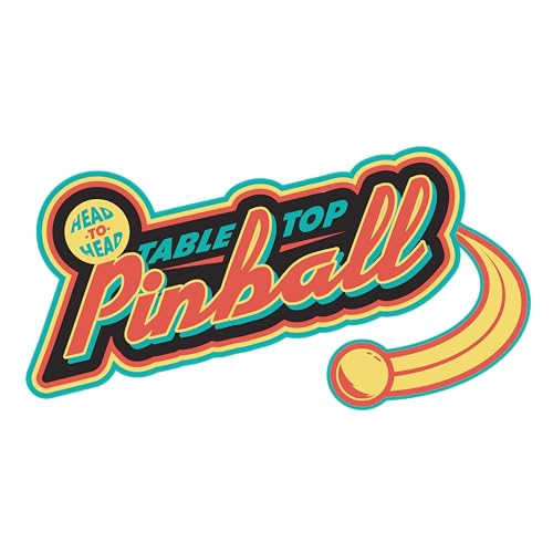 Head-to-Head Table Top Pinball - Classic Battery-Free Arcade TableTop Game. Exciting 2-Player Family Board Game Featuring Fast-Paced Action, Educational Gameplay & Interactive Fun for Kids & Family