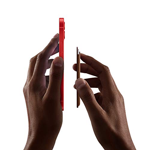 Carteira com Magsafe para Iphone 12 Apple, Couro Castanho