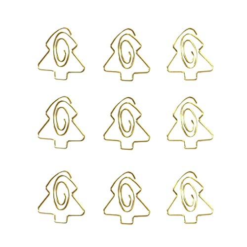 Clips Natalino 27,5Mmx32Mm - 12 Unids - Cartela C/ 12Und Dourado