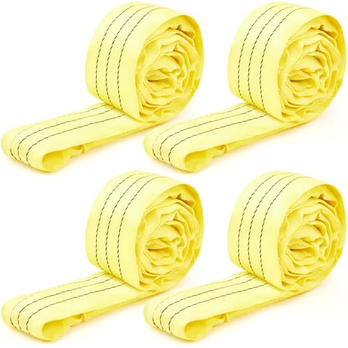 Correas de elevación redondas de 8000 lbs Fabbay de poliéster para remolque de muebles