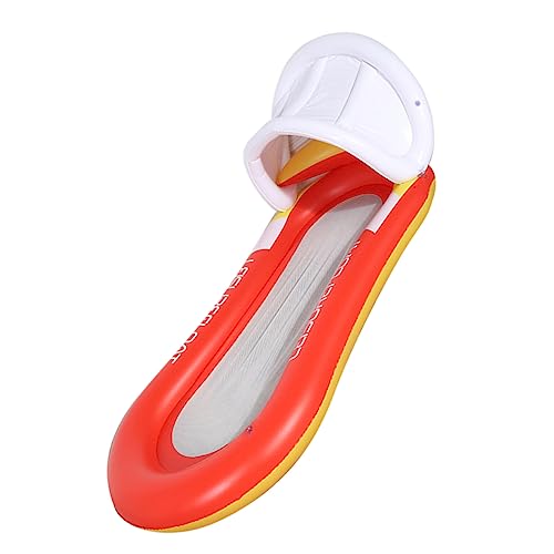 ibasenice Fåtölj Stolar För Vuxna Soffa Fåtölj Uppblåsbar Pool Vattenhängmatta Rolig Pool Flyter Jätte Pool Flyter Orange Uppblåsbar Rad Flytande Rad Hopfällbar Liggstol Boj