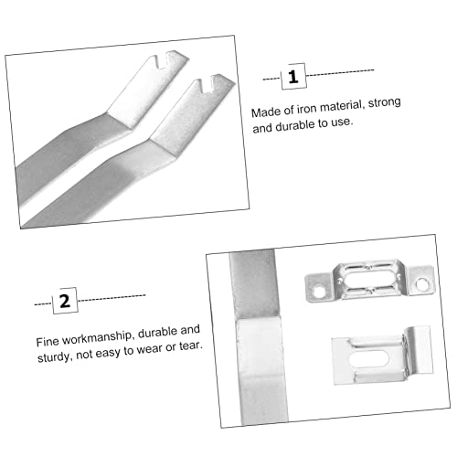 Image of POPETPOP 2sets Picture Hanging Kit Security Hooks of Durable Hangers for Frames Mirrors and Wall Art Easy Install Hardware for Decor