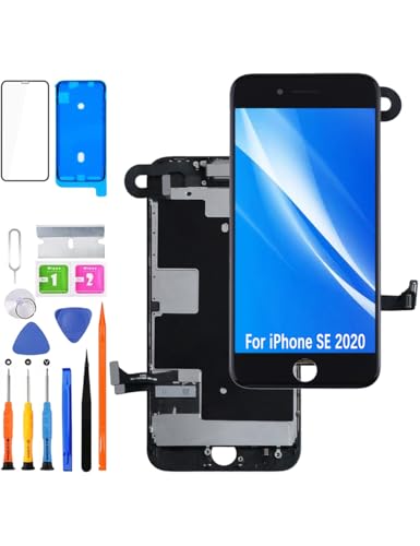 HLYGZX Display für iPhone SE 2020 / SE 2nd LCD Bildschirm Ersatz FHD Touchscreen Digitizer Rahmen Montage mit Ohrhörer, Frontkamera, Näherungssensor,Waterproof Adhesive,Reparaturkits NEU HLYGZX Display für iPhone SE 2020 / SE 2nd LCD Bildschirm Ersatz FHD Touchscreen Digitizer Rahmen Montage mit Ohrhörer, Frontkamera, Näherungssensor,Waterproof Adhesive,Reparaturkits NEU