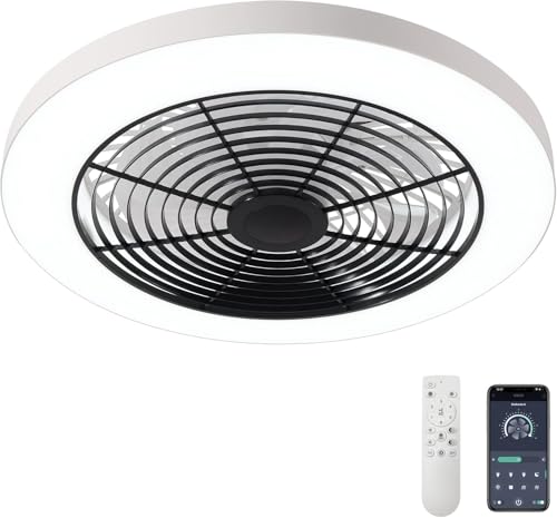 Orison Ceiling Fans with Lights, Low Profile Ceiling Fan with