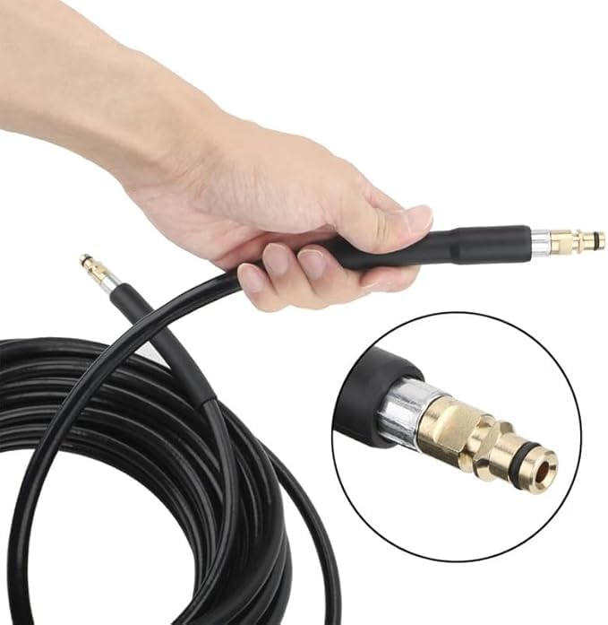 MuMiY Replacement 20M Extension High-Pressure Hose for Karcher K2/K3/K4/K5/K6/K7 High-Pressure Cleaning Machine Washer Water Hose Kink-Resistant (Quick Ends)